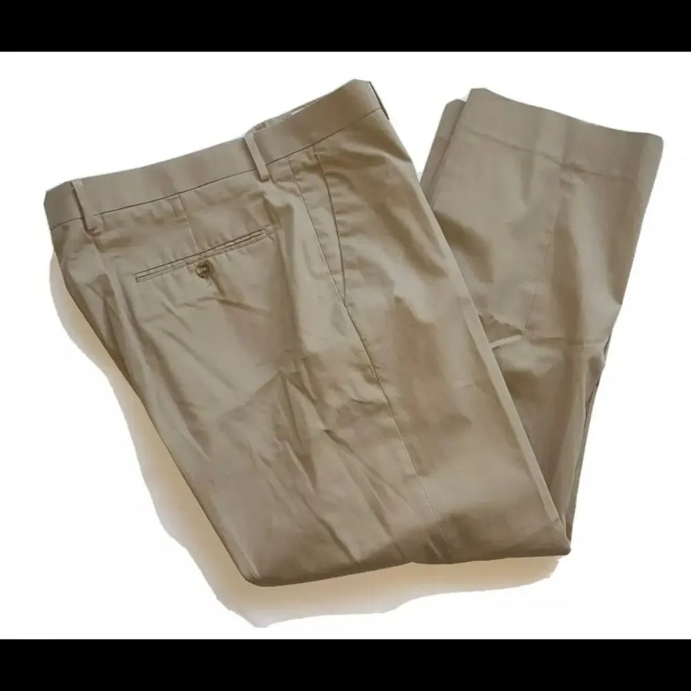 J.Crew Thompson Chino Pants Men's 38x29 Tan Khaki Straight Leg Style 12468‎